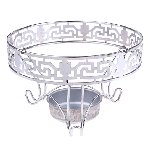 YIJU Acampamento Fogão a álcool Suporte Rack Espírito Queimador Bandeja Forno Fogão - 26 cm