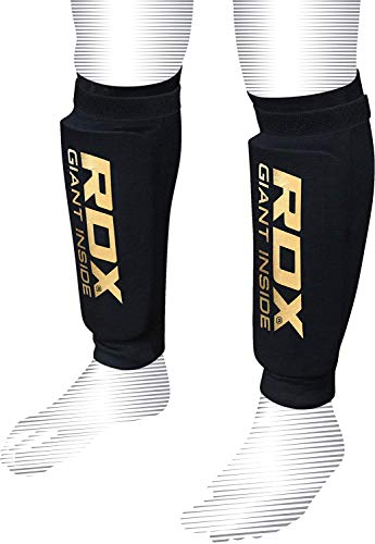 image for RDX Shin Guards for Muay Thai, Kickboxing, MMA Training and Fighting, 