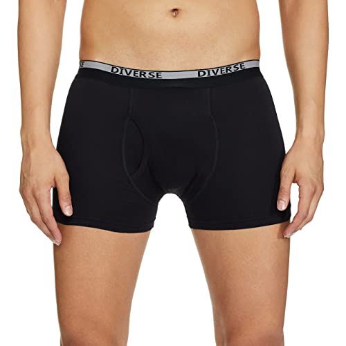 Image of Diverse Men's Cotton Classic Slim Solid Trunks