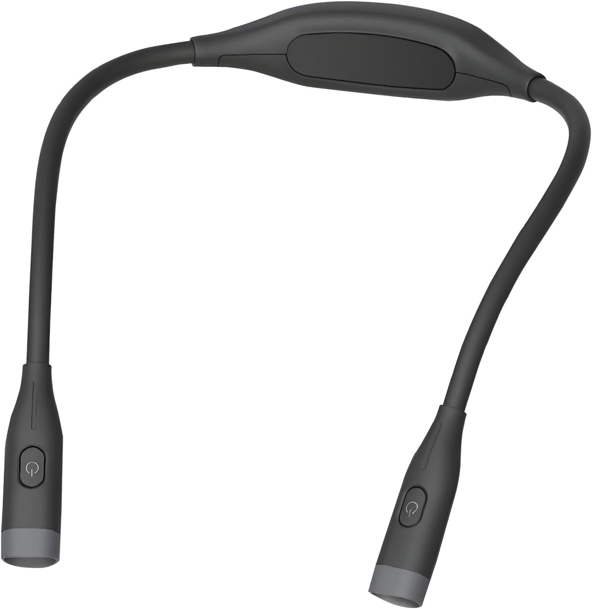 QUMOX Luz de Lectura de Cuello Recargable, Luz LED para Leer en la Cama, 3 Modos de Color y Atenuación Continua, Luz Flexible Manos Libres para Tejer, Manualidades, Camping y Reparaciones