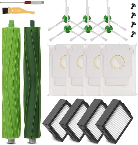 Image of Replacement Parts for iRobot Roomba i7 i7+ i2 i3 i3+ i4 i4+ i6 i6+ i8 i8+ E5 E6 E7, I, E & J Series Vacuum Cleaner (M 15 PCS)