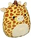 Squishmallow SQ18-017S, 8" Giraffe Toy, Multicolor