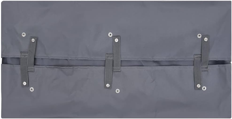 Garden Cart Liner Dark Grey 86x46x41 cm Fabric Grey