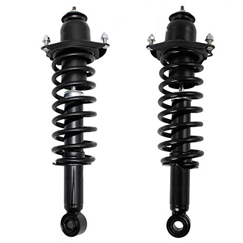 Image of TRQ Rear Shock & Spring Strut Assembly Set Driver & Passenger Side Compatible with 2014-2019 Toyota Corolla