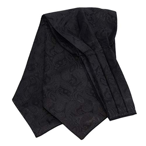 Image of MIPPO Men's Ascot Paisley Floral Jacquard Woven Gift Cravat Tie