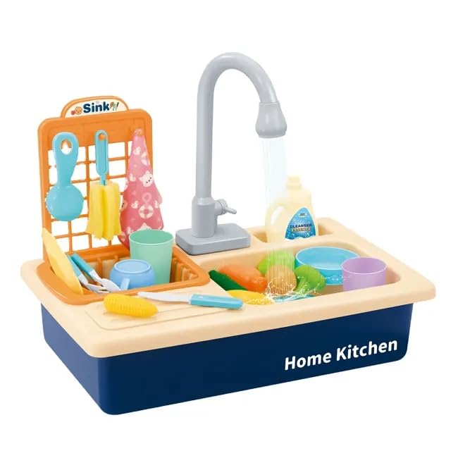 Buy URBAN TOYS Play Kitchen Sink Toys Electric Dishwasher Toy with