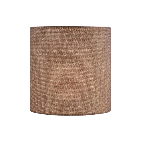 Aspen Creative 31200 Small Clip-On Drum Lamp Shade in Dark Brown, 5" Top x 5" Bottom x 5" Slant Height, for Chandeliers & Wall Sconces by Aspen Creative - Used condition - Image 2