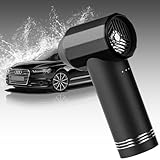 KOJIHOMU エアダスター 【爆風165m/s・12000mAh大容量バッテリー】 ブロワー 350000RPM高速回転 アルミ合金 4段階風量調整 超強力 電動エアダスター 充電式 省エネ対応 洗車/車内/PC/キーボード/家具/掃除/空気入れ TypeC急速充電 コードレス