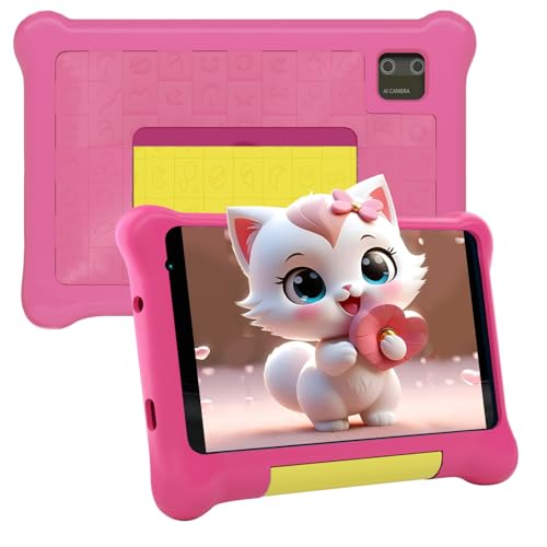 HotLight Tablette Enfants 7" Android 13, 5GB RAM, 32GB ROM, Rose