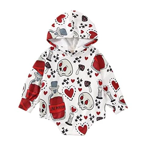 Halloween Costumes for Kids-Baby Halloween Costume-Baby Clothing,My First Halloween Baby Sleepsuit, Hooded Halloween Costume for Baby Girl Boy,Ghost Skull Halloween Baby Outfit Baby Halloween Costumes Cover