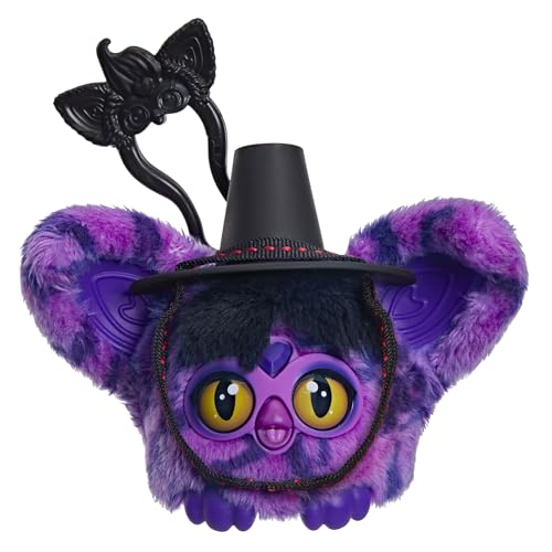 Furby Furblets, KPOP Demon Hunters, Demonio de los Saja Boys, Minipeluche electrónico Coleccionable de 7,6 cm