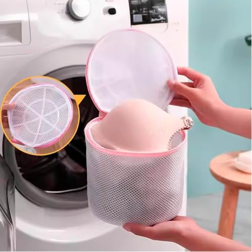 Kit 5 Sacos de Lavar Roupas Delicadas – Proteção para Lingerie, Roupas Íntimas, Camisetas e Peças Fi
