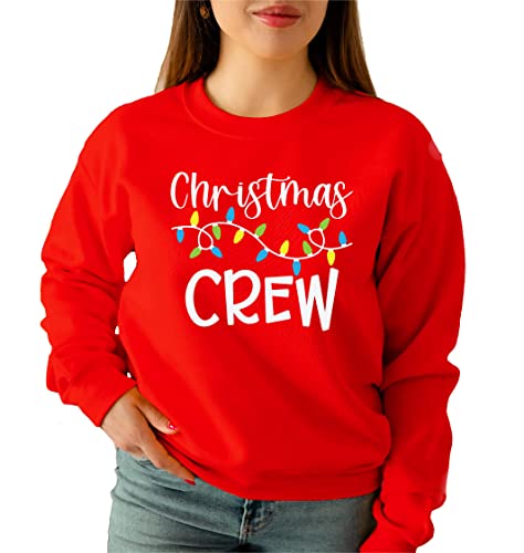 Christmas Crew 2025 Sweatshirt, Xmas outfit, holiday Light outfit, Christmas Crew Family Matching Sweat, Merry Christmas outfit Sand2