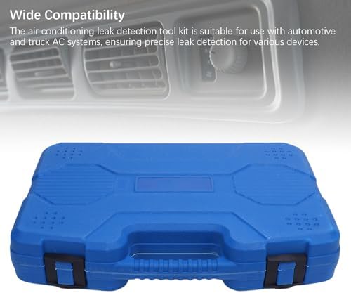 Air Conditioner Leak Detection Tool 56pcs Automotive Air Conditioning Leak Test Kit, Repair Kit for Car Truck Auto AC