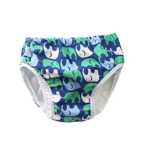 New Reusable Baby Swim Diaper Shorts Waterproof and Leak-Proof Swimming Trunks for Baby Toddler Boys,0-4 Years (C, 2XL/22-28lb/1-2 Years)