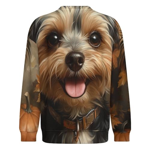 狗12 Crewneck Sweater Men Funny Crew Neck Sweater Long Sleeve Casual Lightweight Pullover4