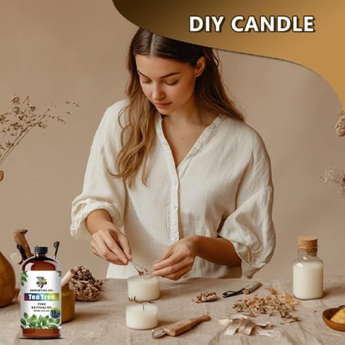 Image of Tea Tree Essential Oil for Diffuser Massage, Tea Tree Oil 16 fl oz