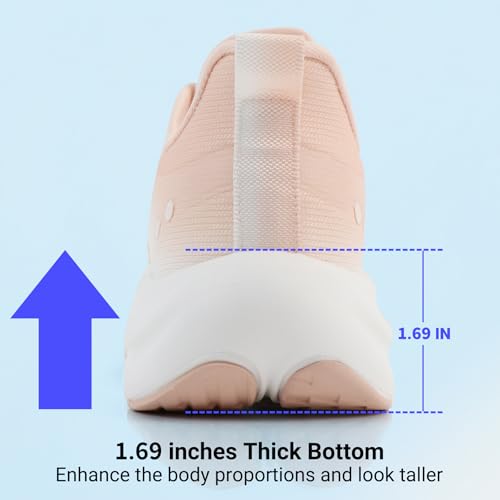 Image of Beita Women's Width Walking Shoes Wedge Running Tennis ActiveFloat Non-Slip Comfortable Breathable Sports Athletic Rubber Outsole Sneakers, Breathable,Workout, Gym, Fashion