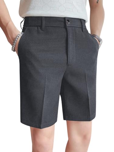 Image of GRECIILOOKS Casual Men Shorts | Rich Regular Fit Solid Short with Side Pockets | Relaxed Fit Half Pants | Mid Rise Waist (Available in Plus Size)