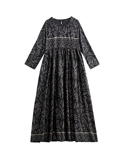 Robe en soie florale élégante Hdhdeueh pour femme raffinée en taille 4XL