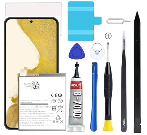 AFSONGOO Galaxy S22 Battery, Battery Replacement for Samsung Galaxy S22 5G SM-S901 SM-S901U with Professional Repair Tool Kits
