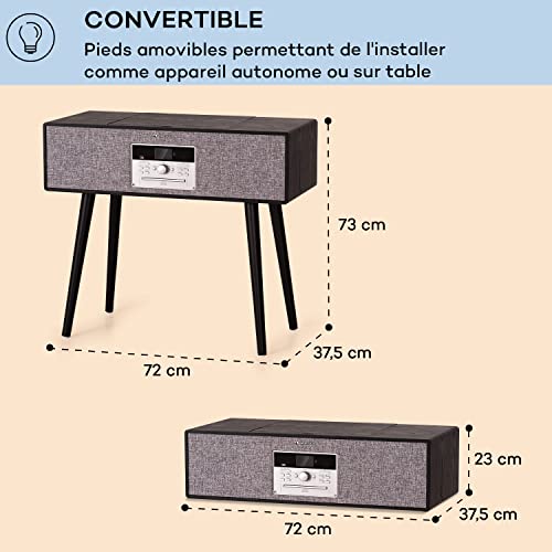 Auna Platine Vinyle Bluetooth, Tourne Disque Vinyle CD & USB avec Haut Parleur, Tourne-disques Audio Vinyle 33 Tours… - Les Beatles, Paul McCartney, John Lennon, RIngo Starr, George Harrison Auna Platine Vinyle Bluetooth, Tourne Disque Vinyle CD & USB avec Haut Parleur, Tourne-disques Audio Vinyle 33 Tours… – Image 7