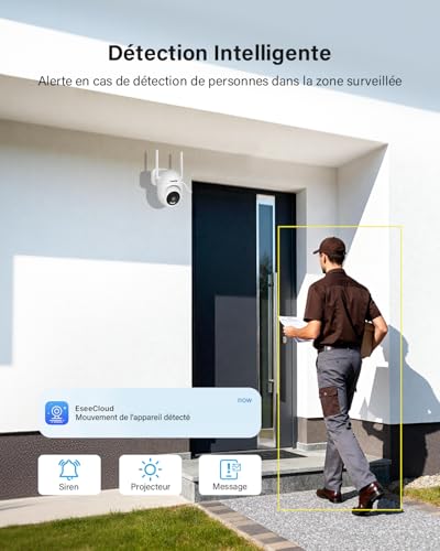 Caméra de surveillance WiFi extérieure pour sécuriser vos accès via l'application Eseecloud - 6