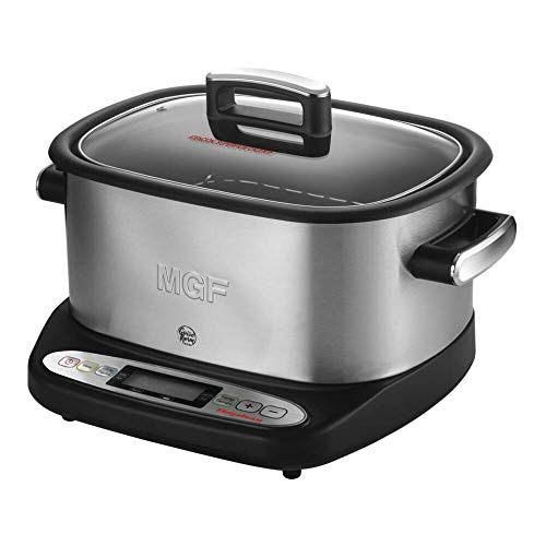 MAGEFESA 02MC6601000 02MC6601000-Olla de cocción Lenta eléctrica Modelo GUISOTHERM de Acero Inoxidable MGF6601 MULTICOOKER 6L, Multicolor