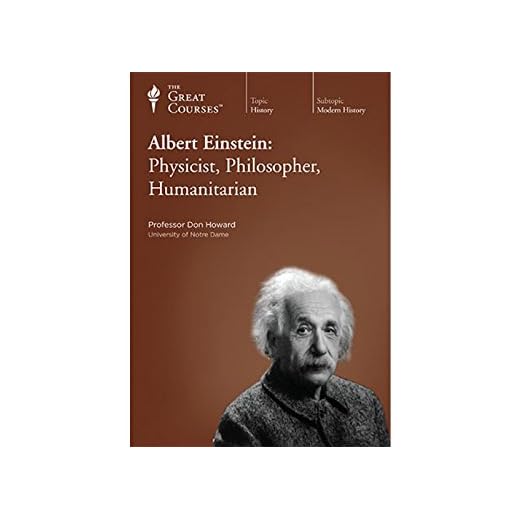 Teaching Company: Albert Einstein: Physicist, Philosopher, Humanitarian DVD (Course Number 8122, Great Courses)