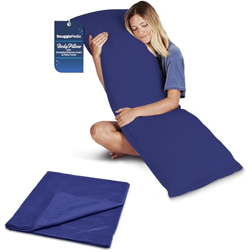 Snuggle-Pedic Body Pillow for Side Sleepers for Adults - Full...
