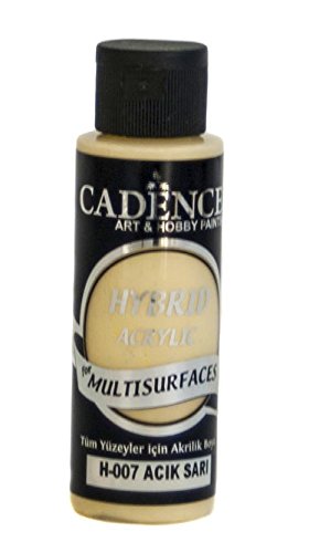 Pintura Acrílica Multisuperficie Hybrid Cadence Amarillo Claro Ref. H007
