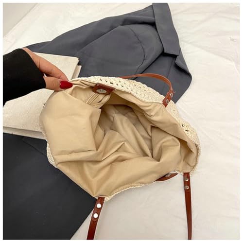 Bohemia Beach Bag Women Macrame Underarm Shoulder Tote Bags Crossbody Purse Travel Summer Knitted Handbag Hobo Bags 20254