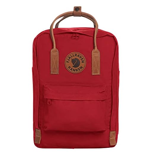 FJÄLLRÄVEN Unisex Kånken nr. 2 laptop 15 tum ryggsäck Djupröd 40 x 28 x 16 cm, 18 Liter