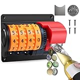 【Diseño Único】: El abrebotellas de pared adopta un diseño montado en la pared para reemplazar el destapador de cerveza ordinario, ¡no tiene que preocuparse por encontrarlo! El decisor de conteo de montaje en pared puede abrir fácilmente la tapa de cualquier cerveza para que no pierda su esfuerzo.