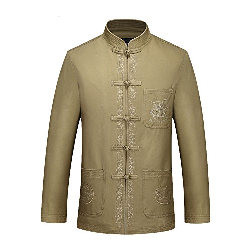 ZooBoo Tang Suit Kung Fu Jacket - Chinese Traditional Martial Arts Uniforms Tai