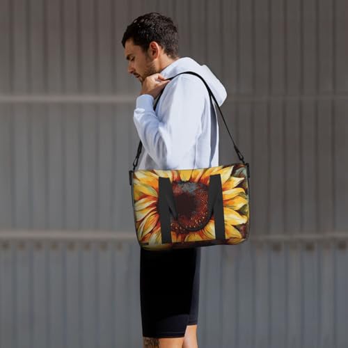 Sac de voyage étanche tournesol fini les vêtements mouillés en sport