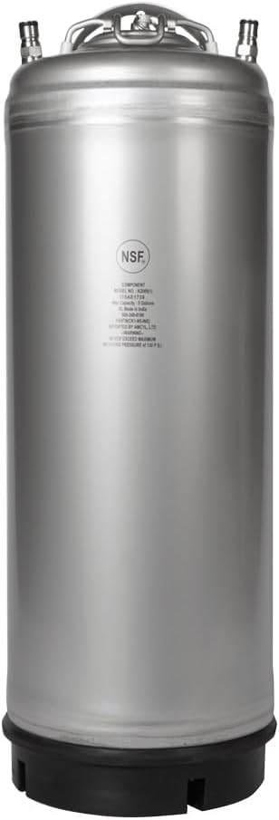 New 5 Gallon Ball Lock Keg with Single Handle