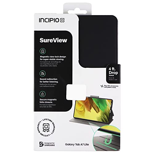Incipio Sureview Series Folio Case For Galaxy Tab A7 Lite Tablets - Black #TOP15