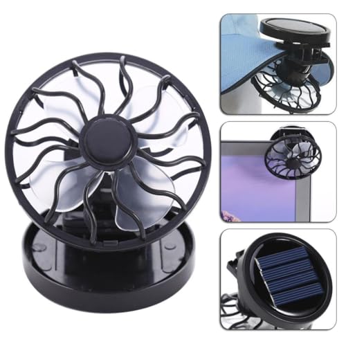 Image of STARQ Mini Handheld Rechargeable Fan | Compact & Powerful Portable Cooling Fan for Travel, Office, Outdoor Use - White (Solar-Fan)