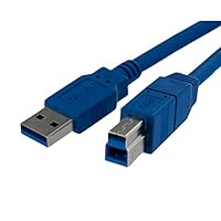 StarTech.com 1m SuperSpeed USB 3.0 A auf B Kabel - St/St - USB 3.0 Anschlusskabel