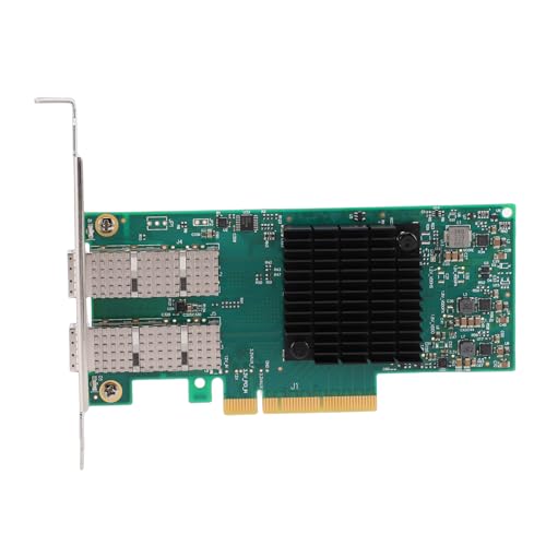 Adaptador PCIe GOWENIC con Doble Puerto Ethernet 10G 25G, Tarjeta de Red 2X 25G SFP28 RDMA SR IOV IPsec Offload con PXE UEFI iSCSI para Windows 8.1 y 10 miniatura 1