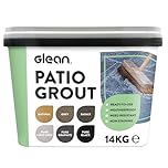GLEAN Patio Grout | GREY | 15kg - 20m² Coverage | Jointing Compound | Brush in Patio Grout for Paving Patios & Block Paving | Self Setting All Weather Application | Ready Mixed