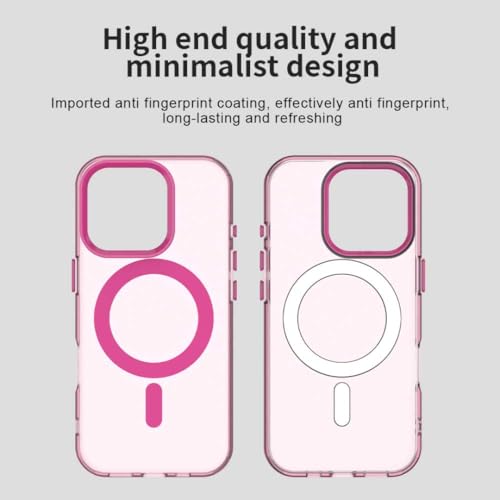 Coque magnétique iPhone 14 Plus rouge rubis rigide - 7