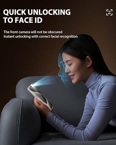Image of PDDKISS 2 Pack Screen Protector for iPhone 15 Pro Max (2023) 6.7 inch Shatterproof Tempered Glass Edge Coverage