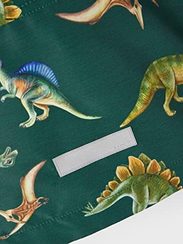 Name It Body Neonato 3 Pezzi Con Dinosauri - Cotone Biologico Manica Corta 56 Cm