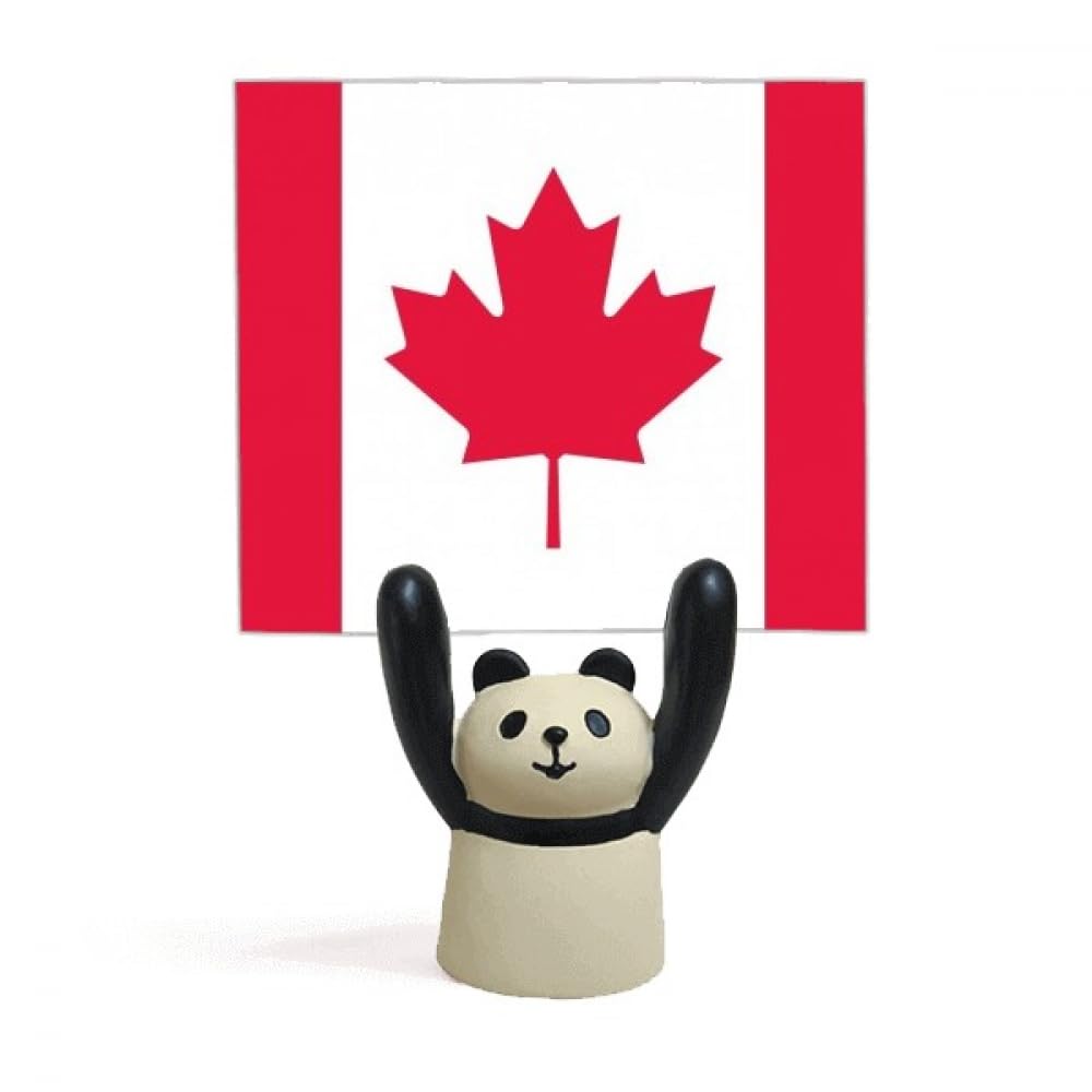 Porte-mémo drapeau Canada panda aux finitions soignées - 4