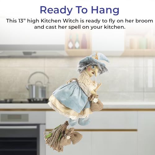 SAGEFINDS-Enchanting-Kitchen-Witch-Good-Luck-Cooking-Doll-Kitchen-Home-Decoration-13-H SAGEFINDS Enchanting Kitchen Witch Good Luck Cooking Doll Kitchen Home Decoration 13 H