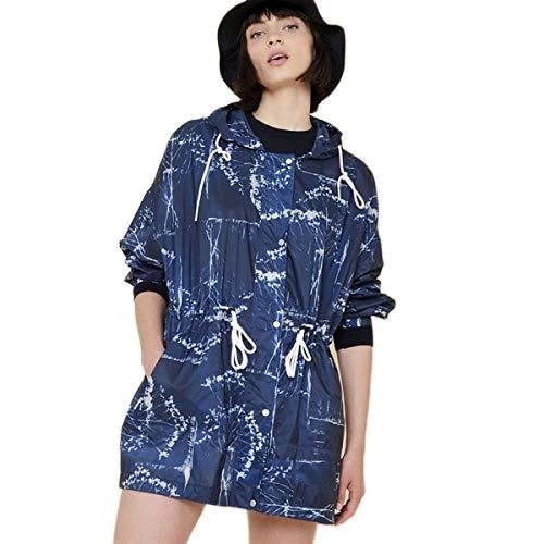 エーグル 軽量 シモーヌ プリント ジャケット【ダークブルー/40（L）】