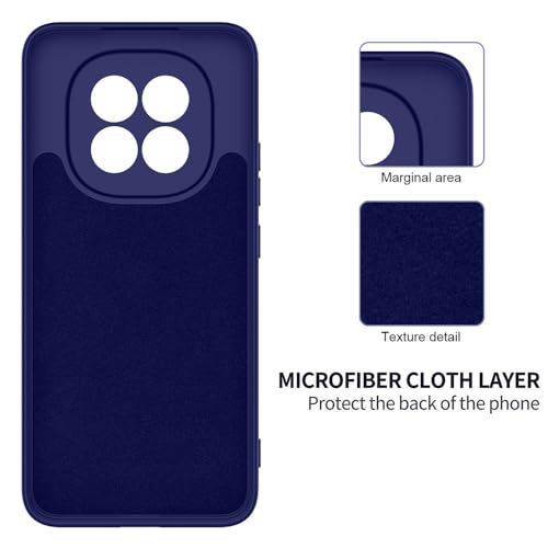 Image of amazon basics Mobile Cover for Oppo F29 5G / F29 Pro 5G | Full Camera Protection | Premium Liquid Silicon Case | Flexible Bumper Case for Oppo F29 5G / F29 Pro 5G (Dark Blue)