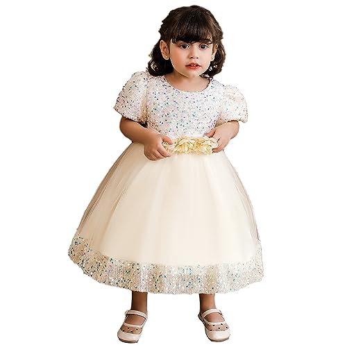 Cichic Puffy Tulle Baby Girl Formal Dress For Party Baptism Ceremony Photoshoot Wedding Flower Girls Dress  thumb #1
